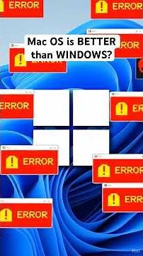 Mac OS is BETTER than WINDOWS?