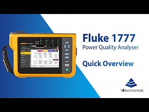 Fluke 1777 Power Quality Analyser - Quick Overview
