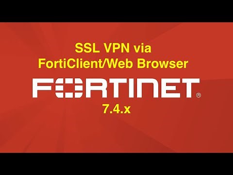 [Fortigate] SSL VPN Configuration with FortiClient and Web Browser /FortiClient configuration[7.4.3]