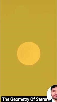 The Geometry Of Satrun #geometry #satrun #ring #planet #science #solarsystem #spacetime #universe