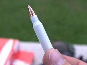 5.56X45塑料壳子弹射击测试