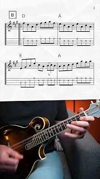"Huckleberry Hornpipe" Melody /// Mandolin Lesson #shorts