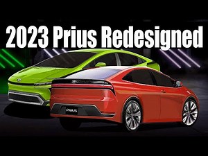 All-New 2023 Toyota Prius Redesign - more stylish and athletic than the present model.