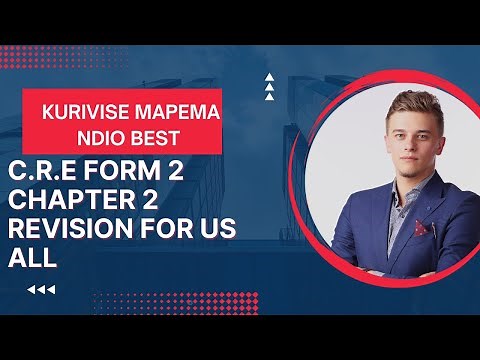 CRE FORM 2 Chapter 2 Revision