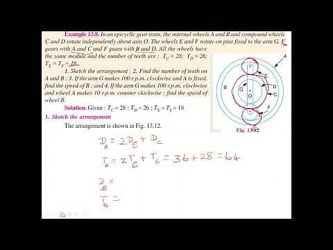 compound gear train problem 3