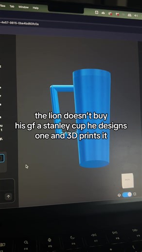 the lion doesn’t concern himself with buying a stanley cup #cad #engineering #design #solidworks #engineer