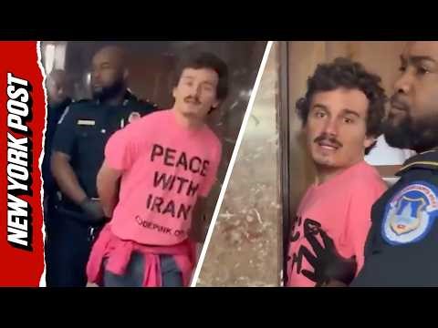 'Despicable!': Lefty Protester ARRESTED For Disrupting Hegseth Testimony