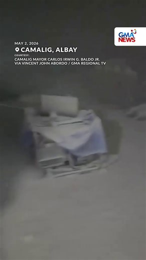 WATCH | NEWS UPDATE: A video shared by Camalig Mayor Carlos Irwin G. Baldo Jr. shows thick ash covering areas in Albay following increased activity from Mayon Volcano on Saturday, May 2, 2026. Authorities continue to monitor the situation as Alert Level 3 remains in effect. | via Vincent John Abordo / GMA Regional TV Courtesy: Camalig Mayor Carlos Irwin G. Baldo Jr. / Facebook Visit www.gmanetwork.com/news for more updates.