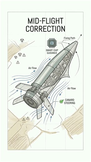 Why Modern Artillery Never Misses: The Smart Munition Revolution #shorts #militarytech #howitworks