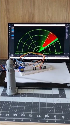 I Built a Working Radar System with Arduino! #engineering #mechanicalengineering