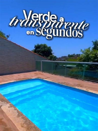 Recupera tu piscina: de verde a transparente rápidamente