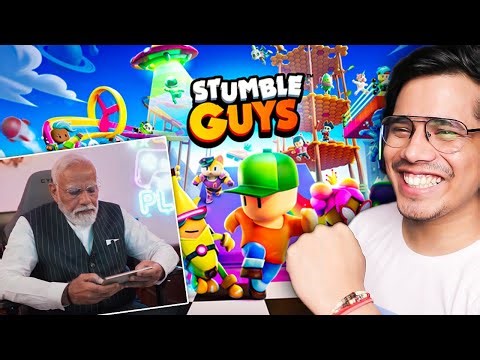 I Played Stumble Guys With Prime Minister Modi Ji🔥| GamerFleet Live