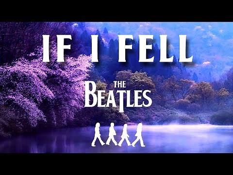 The Beatles - If I Fell (Lyrics)