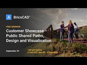 BricsCAD Customer show case Public shared paths Design and Visualization