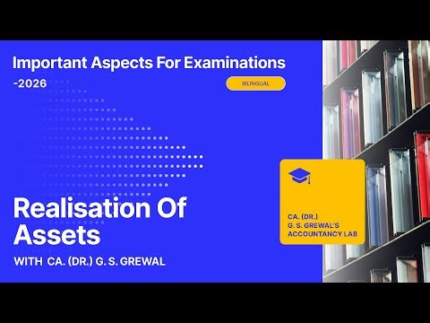 Realisation of Assets (Bilingual) with CA(Dr) GS Grewal