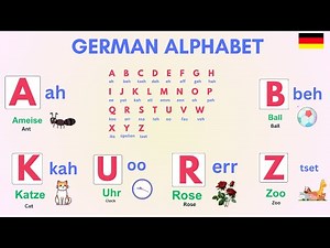 Master the German Alphabet A to Z | Clear Pronunciation with English Examples | Learn German A B C D