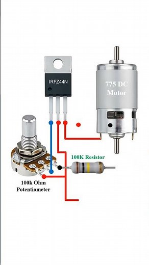 DIY DC Motor Speed Control | Simple Electronics Project #SpeedController#DIYElectronics