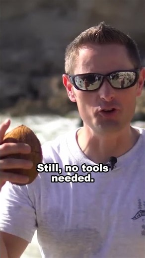 He Opened a Coconut With No Tools… But Does It Work? 🥥 (@TheKingofRandom/YT)
