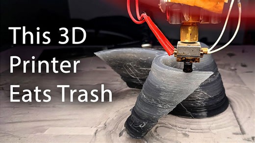 3D printer that eats trash | Disruptively useful