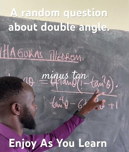 Double Angle formulae Application in solving questions. #mathematics