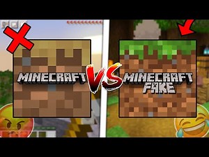 Minecraft Trial Gameplay VS Minecraft FAKE Gameplay!! (Which One Is BETTER??)