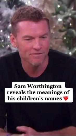 #samworthington talks about his kids’ names and the meaning behind their names🥰❤️ #samworthingtonedit #thejenniferhudsonshow (📹: The Jennifer Hudson Show)