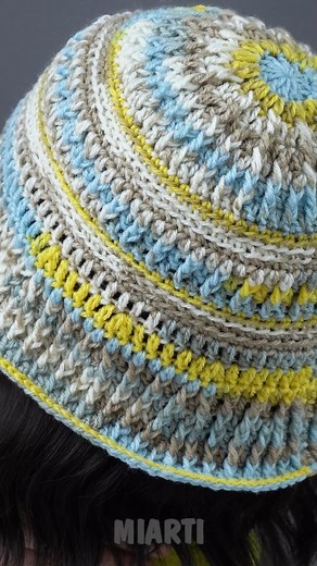 Simple crochet bucket hat tutorial for beginners! | Miarti - Crochet and Knitting