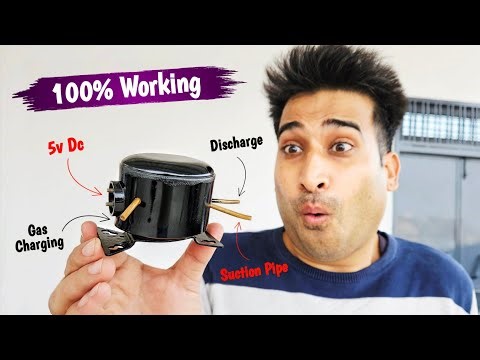 How To Make World's Smallest Air Compressor At Home || Compressor कैसे बनाये?