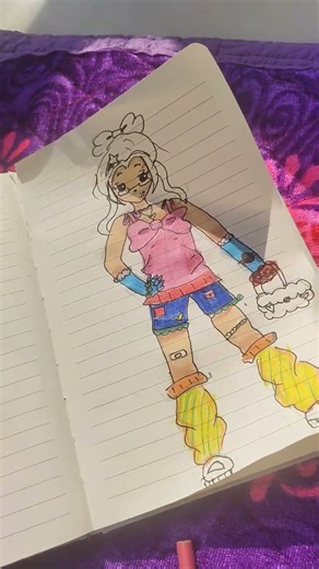 Draw her in your style?✨"sorry about the shaking camera"