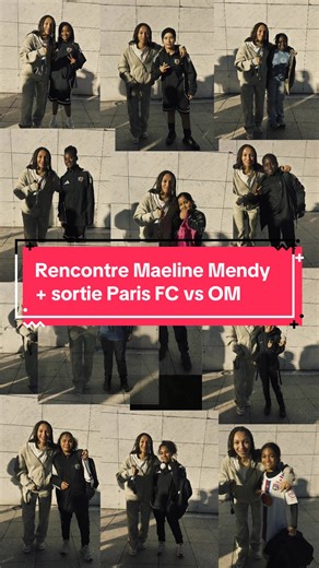 U11F👉 Rencontre avec Maeline Mendy élue meilleur joueuse U19 du dernier championnat d’Europe et membre de l’équipe de France A 😍 🔥🔥🔥Sortie au stade Charlety pour la rencontre Paris FC vs OM #pourtoii #rencontre #parisFc #match #pierrefittefc