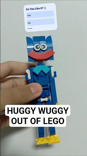 "Huggy Wuggy" OUT OF LEGO From Poppy Playtime