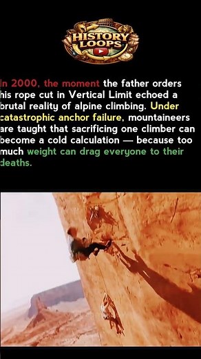 Vertical Limit’s rope-cutting scene came from real climbing survival ethics.