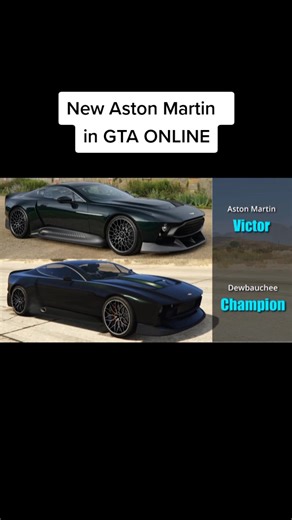 New Aston Martin in GTA Online