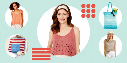 Our favourite free knitting patterns to stitch this summer