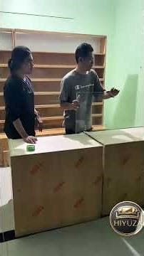 Proses Pemasangan Meja Display Vape Store | Desain Modern & Rapi Bikin Toko Makin Menarik!