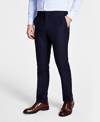 Kenneth Cole Reaction Men's Techni-Cole Suit Separates Slim-Fit Pants - Macy's