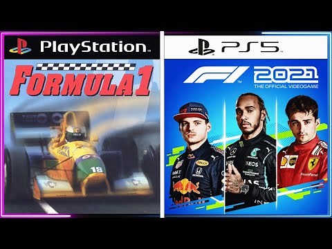 F1 (Formula 1) PlayStation Evolution | PS1 - PS5 (1996-2021)