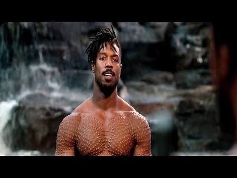 Killmonger Vs T'Challa Fight Scene - Zuri Death Scene - Black Panther (2018) HD Clip