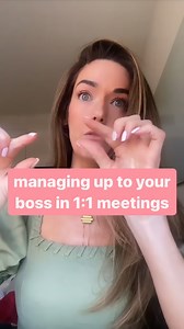 105K views · 619 reactions | managing up with your boss in 1:1 meetings ️ #hackyourhr #leadership #corporate #tips #howto #work | Hack Your HR | Facebook