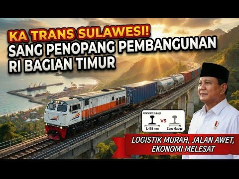 BUKAN KERETA BIASA! Bedah Dampak Ekonomi & Kehebatan Standard Gauge KA Trans Sulawesi.