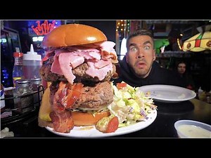THIS BURGER CHALLENGE SUCKED FROM MAN VS FOOD WITH ADAM RICHMAN... Joel Hansen