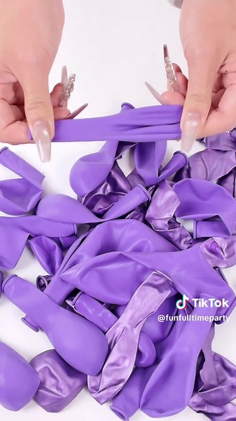 Purple Butterfly Balloon Set for Birthday Celebrations