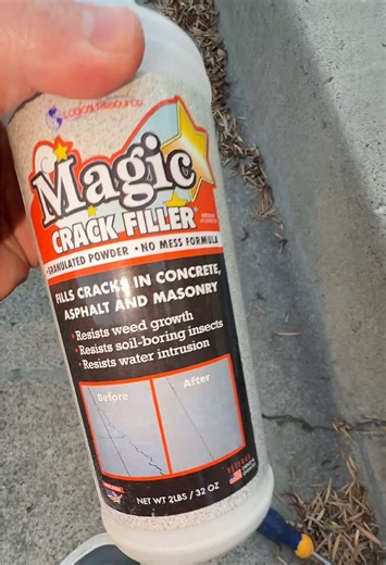 Fix Concrete Cracks Easily with Magic Crack Filler