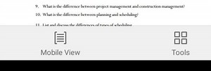 What is the difference between project management and construct... | Filo
