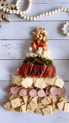 182K views · 830 reactions |  This Christmas tree charcuterie board...