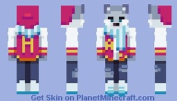 wolf (ft. scarf) Minecraft Skin