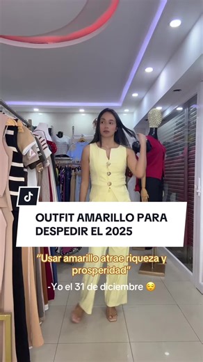 Outfit Amarillo para Despedir el 2025