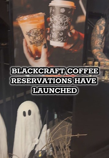 Blackcraft Coffee Reservations Now Open!
