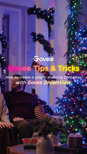 Ready to level up your holiday vibes? Here’s your step-by-step guide to using Govee DreamView💡 Sync everything from strip lights to panels for immersive, reactive lighting that fills your whole space. And if you really want to bring the room to life, DreamView will also sync every beat of your playlist to your lights. Let the holiday magic begin! 🌟 #GoveeChristmasLights #GoveeDreamView #HolidayDecor | GOVEE