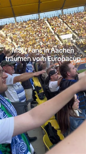 MSV Fans in Aachen träumen vom Europacup